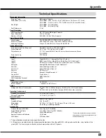 Preview for 81 page of Sanyo PLC-XM80 Owner'S Manual