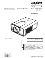 Preview for 1 page of Sanyo PLC-XP100L Service Manual