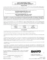 Preview for 52 page of Sanyo PLC-XP10N Owner'S Manual