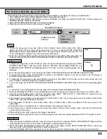 Предварительный просмотр 45 страницы Sanyo PLC-XP17N Owner'S Manual