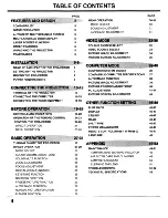 Preview for 4 page of Sanyo PLC-XP18 Instruction Manual