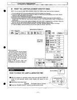 Preview for 17 page of Sanyo PLC-XP21B Service Manual