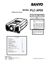 Sanyo PLC-XP30 User Manual preview