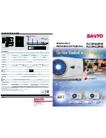 Предварительный просмотр 1 страницы Sanyo PLC-XP40 Brochure & Specs