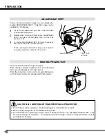 Preview for 10 page of Sanyo PLC-XP40 Owner'S Manual