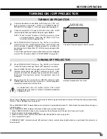 Preview for 19 page of Sanyo PLC XP46 - XGA LCD Projector Owner'S Manual