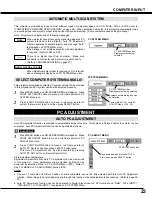 Preview for 23 page of Sanyo PLC XP46 - XGA LCD Projector Owner'S Manual