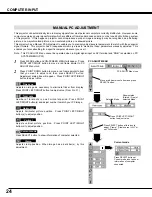 Preview for 24 page of Sanyo PLC XP46 - XGA LCD Projector Owner'S Manual