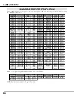 Preview for 26 page of Sanyo PLC XP46 - XGA LCD Projector Owner'S Manual