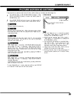 Preview for 29 page of Sanyo PLC XP46 - XGA LCD Projector Owner'S Manual