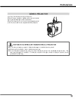 Preview for 11 page of Sanyo PLC-XP50 Owner'S Manual