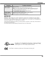 Preview for 47 page of Sanyo PLC-XP50 Owner'S Manual