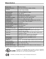 Preview for 3 page of Sanyo PLC-XP50 Service Manual