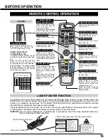 Preview for 15 page of Sanyo PLC-XP57L Owner'S Manual