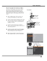 Preview for 21 page of Sanyo PLC-XR201 Owner'S Manual