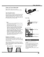 Preview for 23 page of Sanyo PLC-XR201 Owner'S Manual