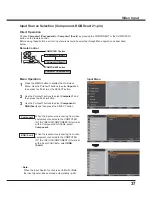 Preview for 37 page of Sanyo PLC-XR201 Owner'S Manual