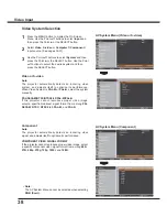 Preview for 38 page of Sanyo PLC-XR201 Owner'S Manual