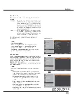 Preview for 51 page of Sanyo PLC-XR201 Owner'S Manual