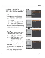 Preview for 53 page of Sanyo PLC-XR201 Owner'S Manual