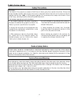 Preview for 3 page of Sanyo PLC-XR201 Service Manual