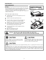 Preview for 9 page of Sanyo PLC-XR201 Service Manual