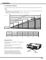 Preview for 13 page of Sanyo PLC-XR301 - XGA Projector With 3000 Lumens Owner'S Manual