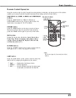 Preview for 25 page of Sanyo PLC-XR301 - XGA Projector With 3000 Lumens Owner'S Manual