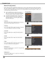 Preview for 30 page of Sanyo PLC-XR301 - XGA Projector With 3000 Lumens Owner'S Manual