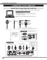 Preview for 14 page of Sanyo PLC-XR70N - 70" Rear Projection TV Owner'S Manual