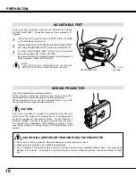 Preview for 10 page of Sanyo PLC-XT10 Owner'S Manual