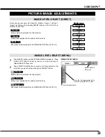 Preview for 33 page of Sanyo PLC-XT10 Owner'S Manual