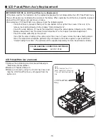 Preview for 18 page of Sanyo PLC-XT10 Service Manual