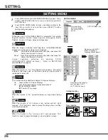 Preview for 36 page of Sanyo PLC-XT10A Owner'S Manual