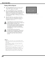 Preview for 26 page of Sanyo PLC-XT20 Owner'S Manual