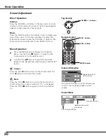 Preview for 30 page of Sanyo PLC-XT20 Owner'S Manual