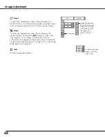 Предварительный просмотр 48 страницы Sanyo PLC-XT20 Owner'S Manual