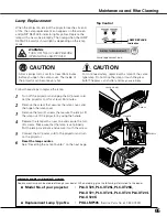 Предварительный просмотр 65 страницы Sanyo PLC-XT20 Owner'S Manual