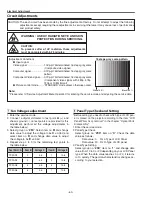 Preview for 60 page of Sanyo PLC-XT20 Service Manual