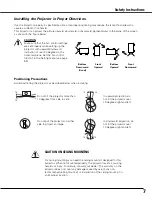 Preview for 7 page of Sanyo PLC XT21 - XGA LCD Projector Owner'S Manual