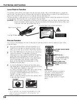 Preview for 16 page of Sanyo PLC XT21 - XGA LCD Projector Owner'S Manual