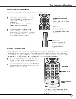 Preview for 17 page of Sanyo PLC XT21 - XGA LCD Projector Owner'S Manual