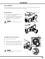 Preview for 19 page of Sanyo PLC XT21 - XGA LCD Projector Owner'S Manual