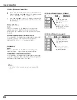 Preview for 36 page of Sanyo PLC XT21 - XGA LCD Projector Owner'S Manual