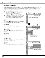 Preview for 40 page of Sanyo PLC XT21 - XGA LCD Projector Owner'S Manual