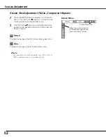 Preview for 52 page of Sanyo PLC XT21 - XGA LCD Projector Owner'S Manual