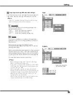 Preview for 55 page of Sanyo PLC XT21 - XGA LCD Projector Owner'S Manual