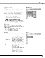 Preview for 57 page of Sanyo PLC XT21 - XGA LCD Projector Owner'S Manual