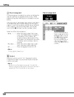 Preview for 58 page of Sanyo PLC XT21 - XGA LCD Projector Owner'S Manual