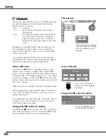 Preview for 60 page of Sanyo PLC XT21 - XGA LCD Projector Owner'S Manual